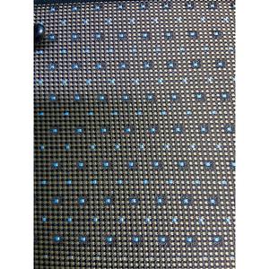 Tela de poliéster jacquard con micro puntos para corbatas, pajaritas y pañuelos de bolsillo, color azul - Product Image 1