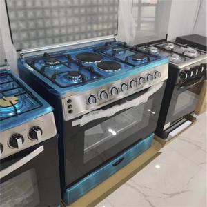 <span class=keywords><strong>Four</strong></span> à <span class=keywords><strong>gaz</strong></span> noir personnalisé de grande capacité livré en usine avec lumière <span class=keywords><strong>et</strong></span> gril <span class=keywords><strong>4</strong></span> <span class=keywords><strong>gaz</strong></span> 2 électrique pour usage domestique extérieur - Product Image 1