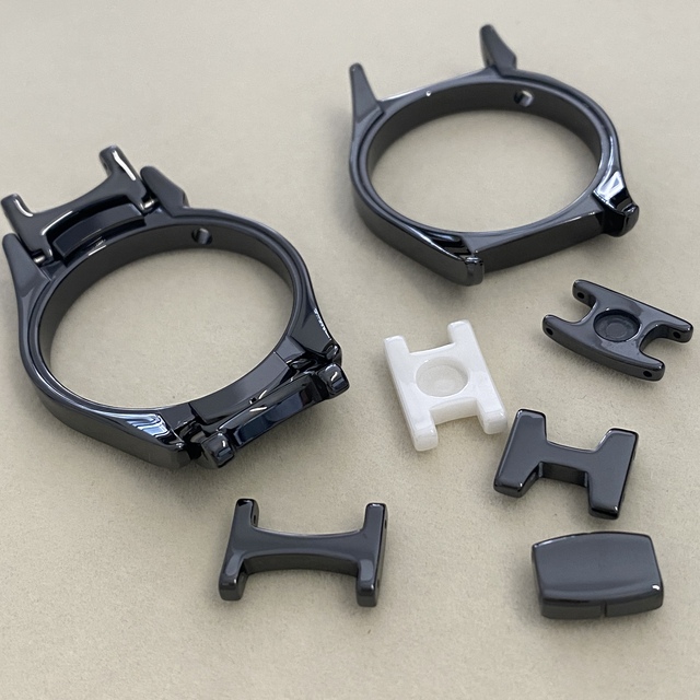 Custom High Quality Zirconia Ceramic Smart Watch Case Bezel, High Precision Wearable Accessories for Smartwatches