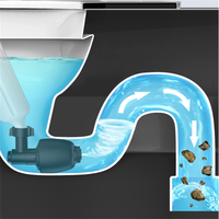 Nouveau design, déboucheur de toilettes puissant haute pression, robuste et écologique, déboucheur de drain à air pour salle de bain