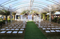 Sistema de Entramado Curvo de Aluminio para Eventos al Aire Libre con Entramado de Escenario de Alto Rendimiento para Colgar Altavoces
