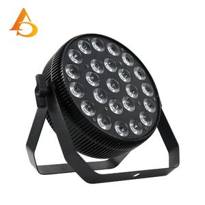 Luz LED Par de Aluminio 24x18w con Control DMX512 RGBWA UV 6en1 para Fiestas y Teatro - Product Image 2