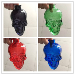 <span class=keywords><strong>Bouteille</strong></span> en verre cristal en forme <span class=keywords><strong>de</strong></span> crâne pour tequila 300 ml avec bouchon en liège/vis - Product Image 6