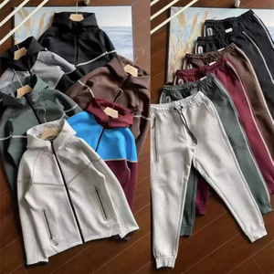 RUICHI Autunno 2026 Giacca Sportiva da Uomo per Esterno con Cappuccio, Striscia Riflettente Casual, Felpa con Strato Superiore in Gomma Laminata - Product Image 2