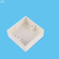 Boîtier de jonction mural en plastique ABS PVC, norme britannique 86, pour interrupteurs et prises, IP54, couleur personnalisée, 86x86x33mm, pour installation de carte de circuit imprimé