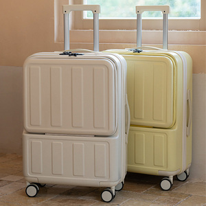 Maleta de Viaje <span class=keywords><strong>para</strong></span> <span class=keywords><strong>Mujer</strong></span> de 20 Pulgadas <span class=keywords><strong>con</strong></span> Apertura Frontal, Multifuncional, <span class=keywords><strong>con</strong></span> <span class=keywords><strong>Ruedas</strong></span> Giratorias Silenciosas, Venta al Por Mayor - Product Image 2