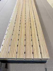 Pannello Acustico in Legno Melaminico di Lusso ad Alto NRC, Pannello Decorativo Fonoassorbente per Riduzione del <span class=keywords><strong>Rumore</strong></span> - Product Image 6