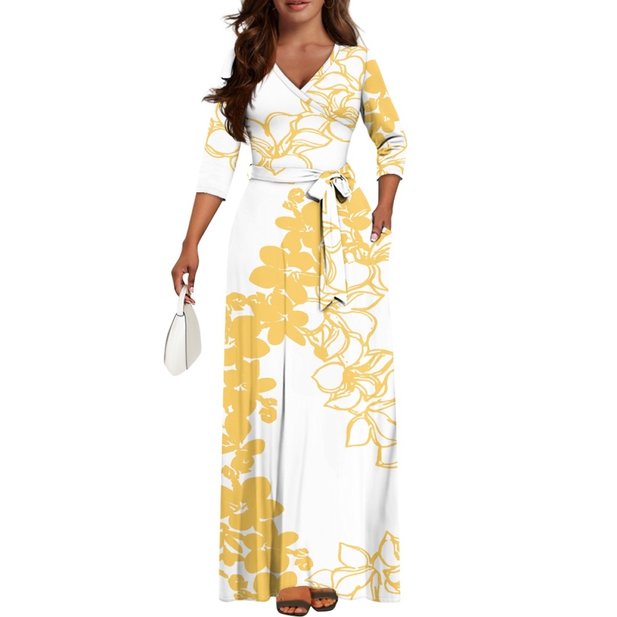 maxi dress sleeve Hotexy Women's Long Sleeve Maxi Dress Cotton Square Neck Casual Slim Solid  Fall Winter Flowy Long Dresses with Pockets,A Army Green,X-Small at Amazon  Women's Clothing store