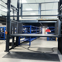 Monte-charge hydraulique à rail de guidage de 0,5 m à 10 m, facile à utiliser, avec plateforme de taille personnalisée pour usine intérieure