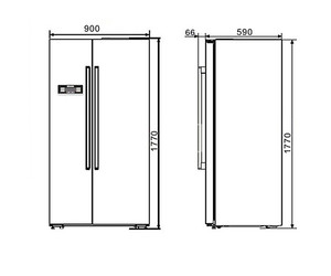 Haute qualité Réfrigérateur Congélateur <span class=keywords><strong>no</strong></span> <span class=keywords><strong>frost</strong></span> design avec évaporateur à ailettes - Product Image 6