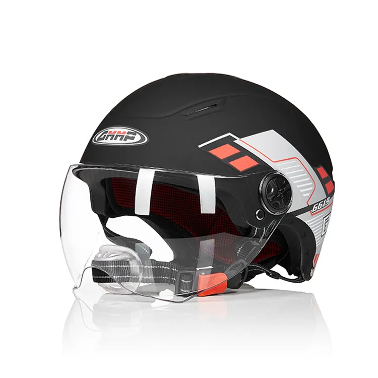 OEM ODM klassisches retro-design Jet-Motorrad-Helm mit offenem Gesicht Motorrad-Helm