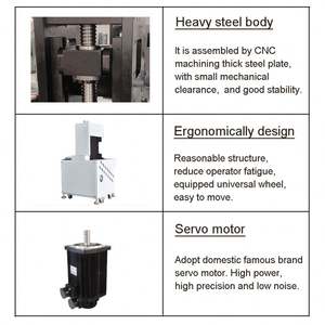 Máquina prensadora de terminales de servomotor de cable de gran calibre semiautomática para molde en forma de B - Product Image 5
