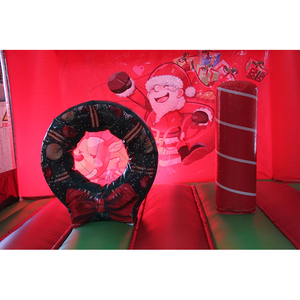 Château gonflable commercial de Noël, structure gonflable Père Noël, trampoline gonflable, aire de jeux gonflable pour fêtes de fin d'année - Product Image 5