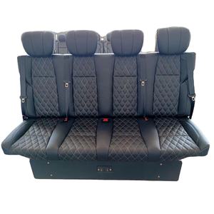 Banquette canapé-lit sur mesure <span class=keywords><strong>4</strong></span> places pour Sprinter Transit Mini-bus <span class=keywords><strong>RV</strong></span> MPV camping-car caravane voiture banquette canapé - Product Image 1