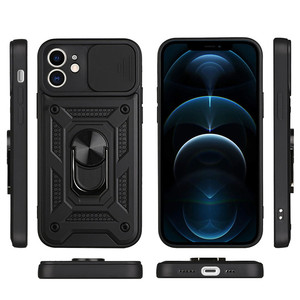 Color personalizado TPU + PC soporte de teléfono a prueba de golpes armadura funda protectora de lente de teléfono móvil para iPhone 12 13 14 15 16 Pro Max Plus - Product Image 2