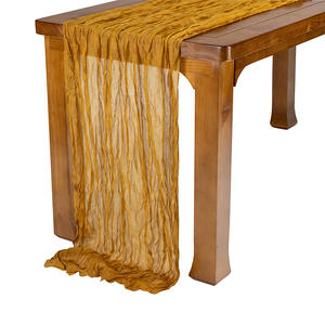 Camino de gasa para mesa de Navidad, decoración de gasa de lujo para mesa - Product Image 5