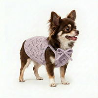 Maßgeschneiderte Personalisierte Baumwoll-Hunde- und Katzenpullover Einfarbiges Muster Halloween Weihnachten Strickwaren Haustier-Bekleidung OEM ODM Private Label