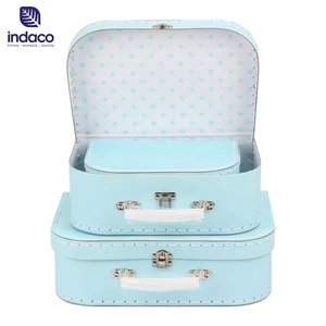 Kraft Paper Cute Chest Child <b>Gift</b> <b>Box</b> <b>Hexagon</b> Kid Jewelry Suitcase for Girls Baby Round Shape Treasure Cardboard Package - Product Image 6