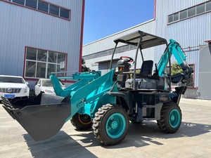 4X4 Operasi Hidrolik 3Ton 4Ton 5Ton EPA Bersertifikat Daya Lebih Besar Mini Backhoe Loader Oleh CNMC - Product Image 4