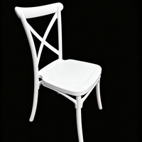 Chaise en plastique pour enfants avec dossier en X, chaise empilable pour la salle à manger, la chambre, le jardin, l'école