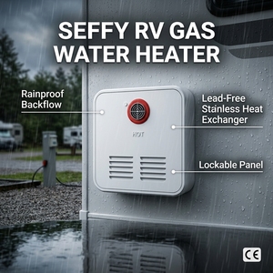 Chauffe-eau instantané au gaz propane certifié CE, intégré au <span class=keywords><strong>camping</strong></span>-<span class=keywords><strong>car</strong></span>, pour caravane et motorhome - Product Image 2