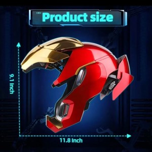 El <span class=keywords><strong>Casco</strong></span> <span class=keywords><strong>Electrónico</strong></span> Autovestible <span class=keywords><strong>de</strong></span> <span class=keywords><strong>Iron</strong></span> <span class=keywords><strong>Man</strong></span> Más Popular del 2026, Modelo Mik5 para Cosplay - Product Image 2