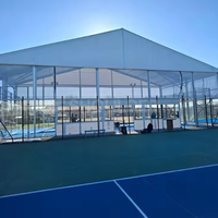 Tente de type arqué pour événements sportifs et activités extérieures, structure à portée libre, 20x30m, 20x50m, pour 500 à 1000 personnes