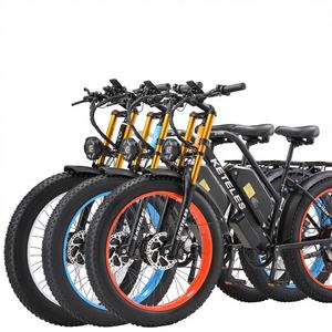 Vélo électrique de montagne haute puissance à suspension avant, 21 vitesses, avec deux moteurs brushless 48V 1000W*2, roues 26*4.0 pouces – Vente en gros USA - Product Image 1