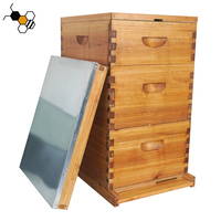 Vente Chaude Ruches Complètes en Bois Enduit de Cire Langstroth 10 Cadres
