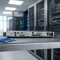 Serveur VoIP SIP IP PBX d'entreprise UScale X1911 pour 300 utilisateurs, conférence 16 participants, trunk hybride analogique-numérique, fabricant