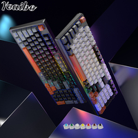 Teclado inalámbrico para gaming, dispositivo con interruptor arcoíris, WIN china, venta al por mayor, VX al Blue