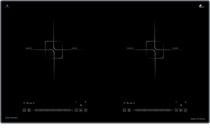 Chợ Việt Nam Bếp Cảm Ứng Kép Kính Cường Lực Gốm Tích Hợp 2200W Có Nấu Cơm - Product Image 5