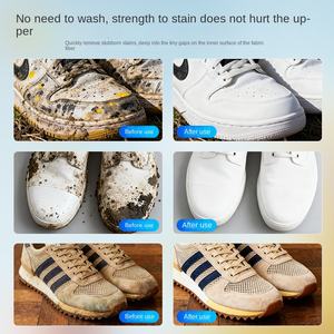 जूते के नीचे जैकेट साफ सफेद जूते डिकोनेटामिनेशन ब्रश रंगहीन तरल 100% शुद्धता नहीं धोने - Product Image 3