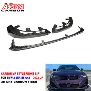 AISKA - Divisor de Parachoques Delantero de Fibra de Carbono Pre-Impregnada Estilo MP para <span class=keywords><strong>BMW</strong></span> Serie 2 G42 Coupé M240i Coupé <span class=keywords><strong>220i</strong></span> 225i 230i <span class=keywords><strong>2022</strong></span>+ - Product Image 1
