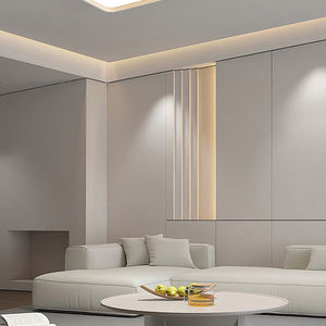 Profil de plafond en alliage d'aluminium moderne pour éclairage LED, profil de fente d'ombre, éclairage de bordure, éclairage de niche pour <span class=keywords><strong>villa</strong></span> et hôtel, vente chaude - Product Image 3