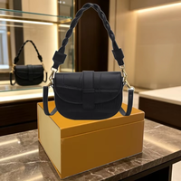 Sacs de luxe en gros, nouveaux sacs de créateurs, sacs à main de marques célèbres pour femmes, mini sacs selle plissés