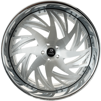 Rucci Jantes Forgées 287 CJ_ON_32'S Sur Mesure 17-26 Pouces Concaves Profondes Tout-Terrain en Alliage pour Ford Bronco Jeep Wrangler Ram 1500 SUV
