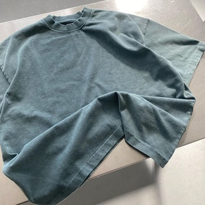 Custom <b>Tshirt</b> Custom Men <b>Plain</b> Cotton Heavyweight T-shirt Oversized t Shirt Blank Vintage Wash <b>Tshirt</b> - Product Image 4