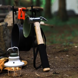 Marteau de camping Hike Mount avec manche en bois, marteau multifonctionnel pour piquets de tente, utilisation en extérieur - Product Image 5