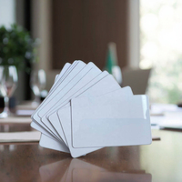 Cartes PVC vierges blanches de qualité supérieure CR80 30mil imprimables recto-verso pour imprimante jet d'encre/imprimante d'identification/imprimante à sublimation thermique