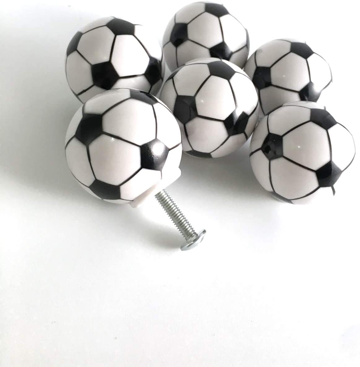 Golf Ball Hardware Ball Sports Drawer knobs Pulls Children Baby Room Handles Dresser Cupboard Wardrobe Cabinet Kitchen Knobs