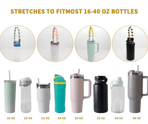 Anillo de asa de copa Stanley y protector de base de silicona con lazo elástico para vaso, <span class=keywords><strong>taza</strong></span> de viaje y botella de agua - Product Image 5