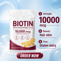 Capsules de biotine VitaHall OEM Premium - Complément vitaminique naturel pour des cheveux, une peau et des ongles sains