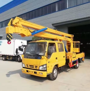 Nouveau camion de travail aérien hydraulique diesel <span class=keywords><strong>KLF</strong></span> ISUZU 4x2 Euro 3 à flèche télescopique 12-14m pour haute altitude 150-250HP - Product Image 2