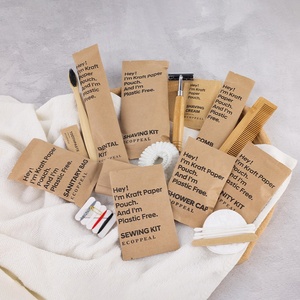 Plastik ücretsiz FSC Kraft kağıt poşet ambalaj 8g otel tek kullanımlık sakal yumuşatmak adam için pürüzsüz tıraş kremi - Product Image 6