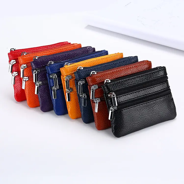 pu leather products coin purse multi-function card bag women wallet wholesale