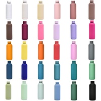 Bouteille de sport à double paroi isolée sous vide, à col étroit, maintien au frais, logo gravé au laser disponible