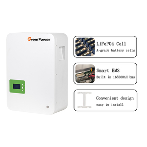 แบตเตอรี่ลิเธียมไอออนพลังงาน51.2V เหมาะสมแบตเตอรี่48V 200Ah 100Ah สำหรับเก็บพลังงานแสงอาทิตย์ในบ้าน - Product Image 2