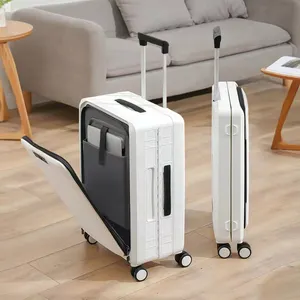 20英寸PP旋转轮式可折叠行李箱防水折叠行李箱带笔记本电脑包旅行拉杆箱行李包