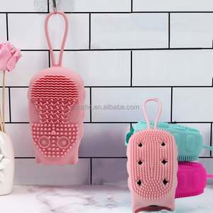 Durable Soft Easy to Clean Massage <b>Scrubber</b> Silicone <b>Back</b> Bath Shower Wash Body Brush - Product Image 4